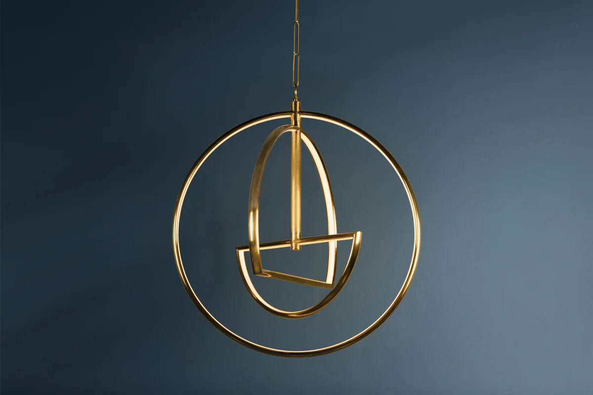 Welland LED Ceiling Light - Aged Brass - Image 3