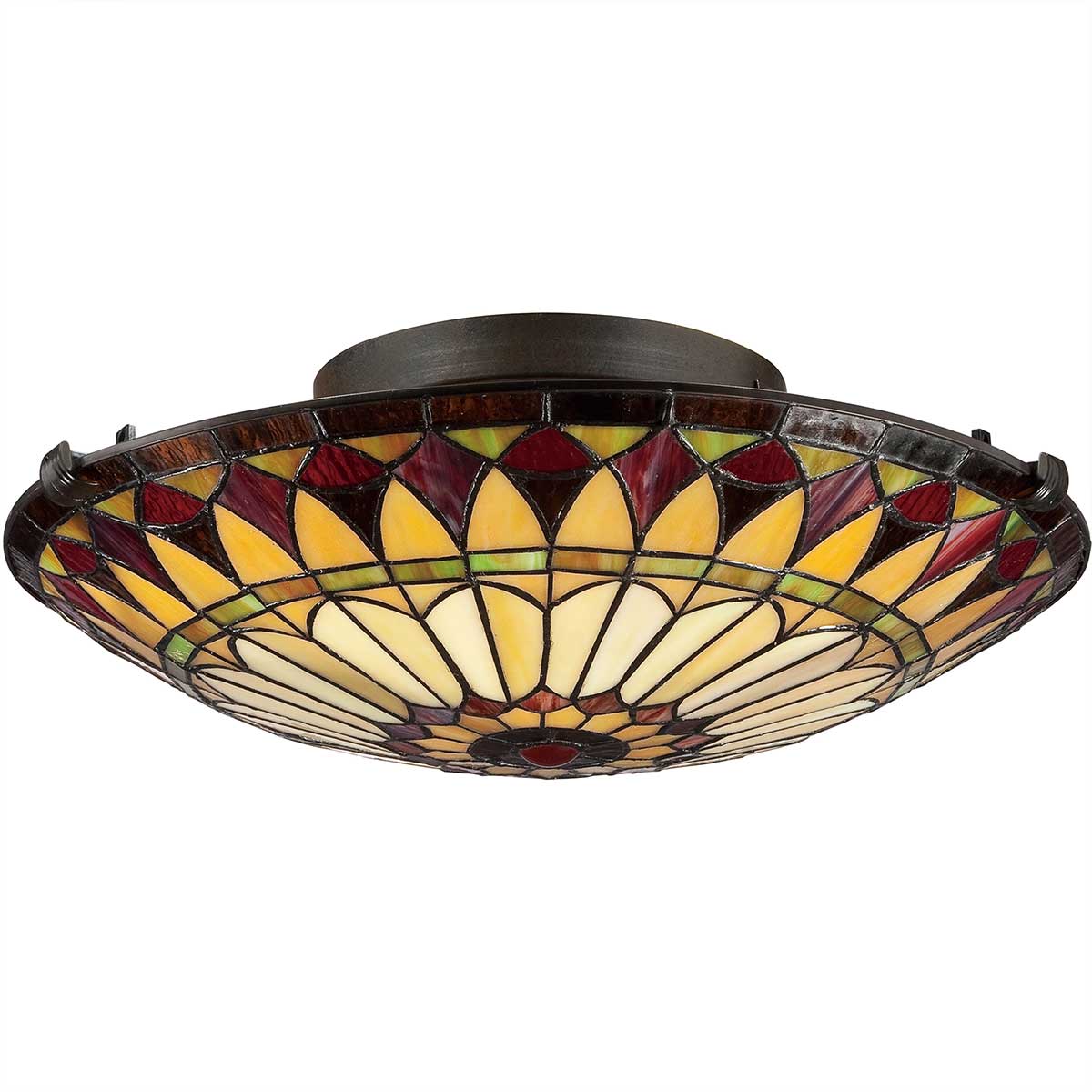 West End 2 Light Medium Floating Flush - Vintage Bronze - Image 3