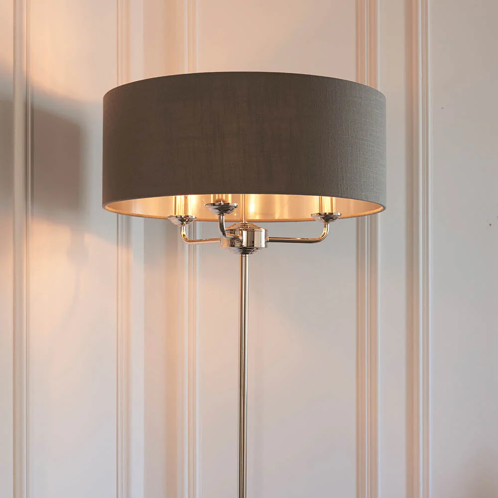Westbury 1/3Lt Floor Lamp In Various Finishes E14 - Image 9