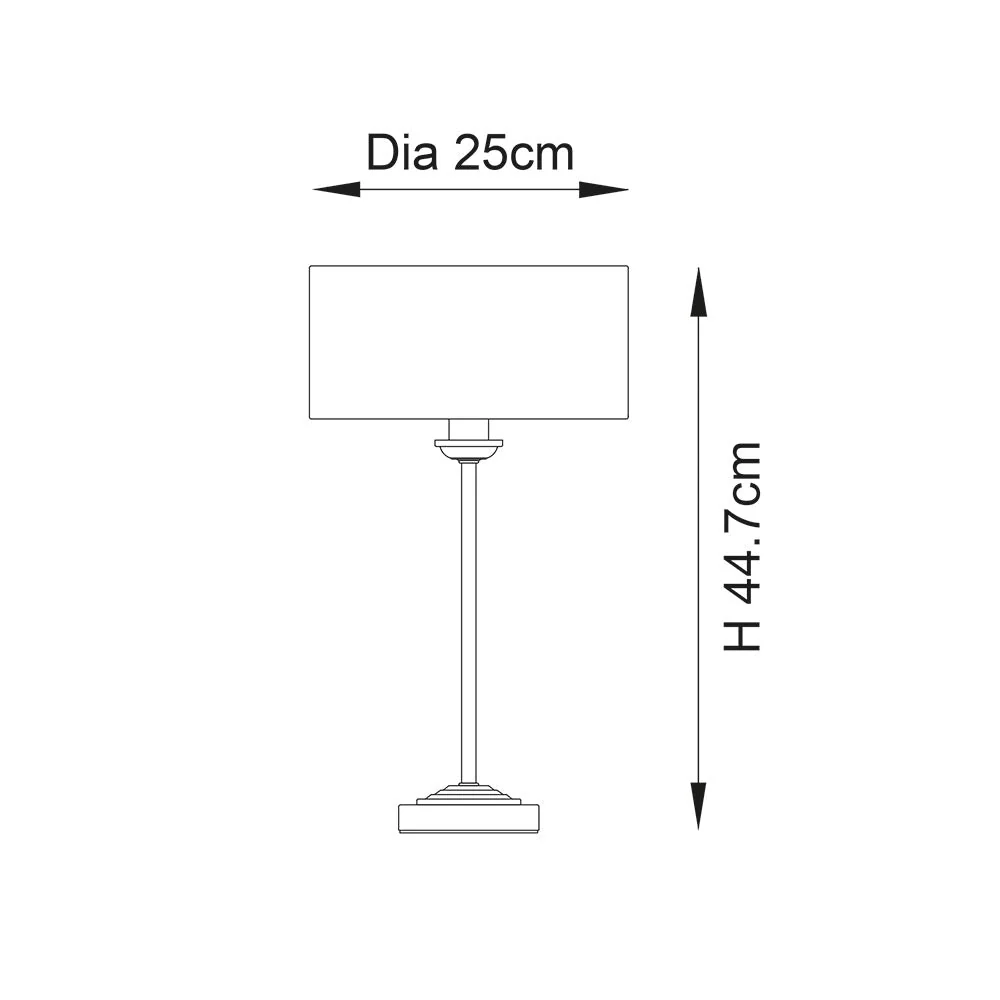 Westbury 1/3Lt Table Lamp In Various Finishes E14 - Image 23