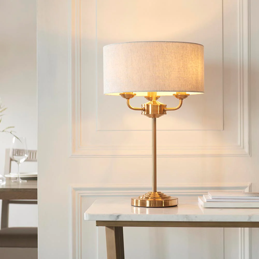 Westbury 1/3Lt Table Lamp In Various Finishes E14 - Image 33