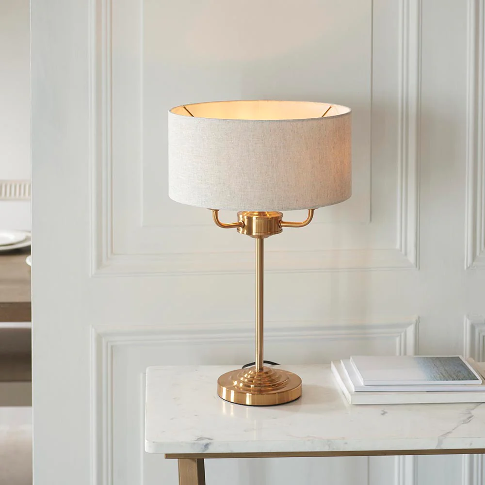 Westbury 1/3Lt Table Lamp In Various Finishes E14 - Image 34
