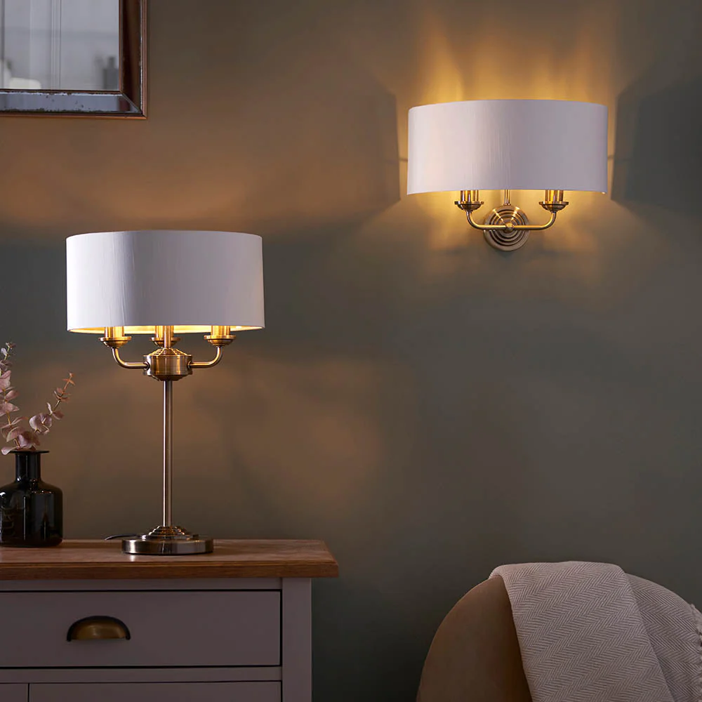 Westbury 1/3Lt Table Lamp In Various Finishes E14 - Image 41