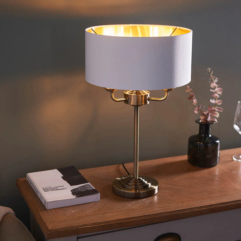 Westbury 1/3Lt Table Lamp In Various Finishes E14 - Image 42