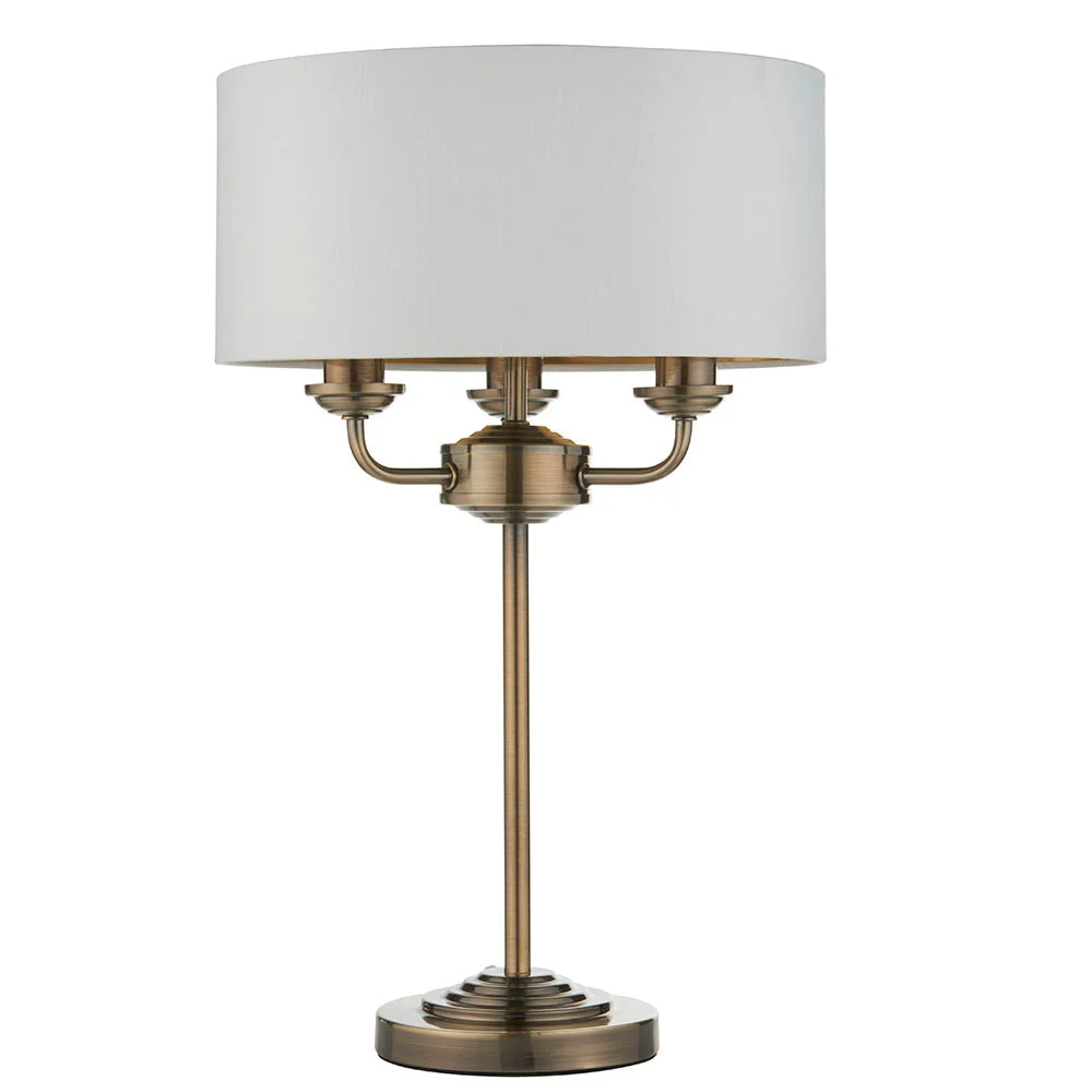 Westbury 1/3Lt Table Lamp In Various Finishes E14 - Image 47