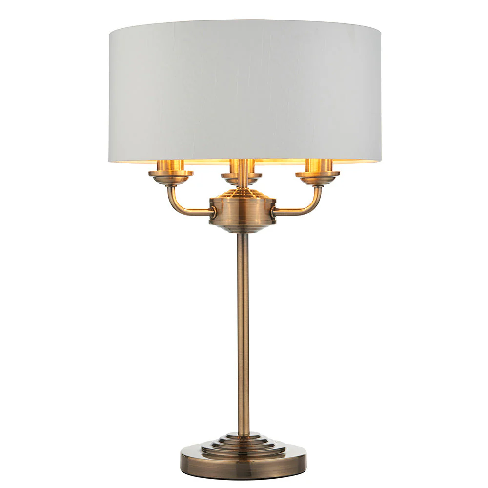 Westbury 1/3Lt Table Lamp In Various Finishes E14 - Image 5