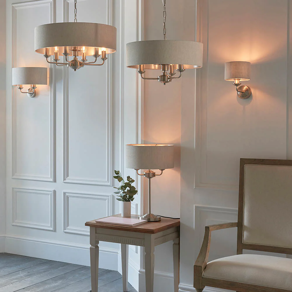Westbury 1/3Lt Table Lamp In Various Finishes E14 - Image 58