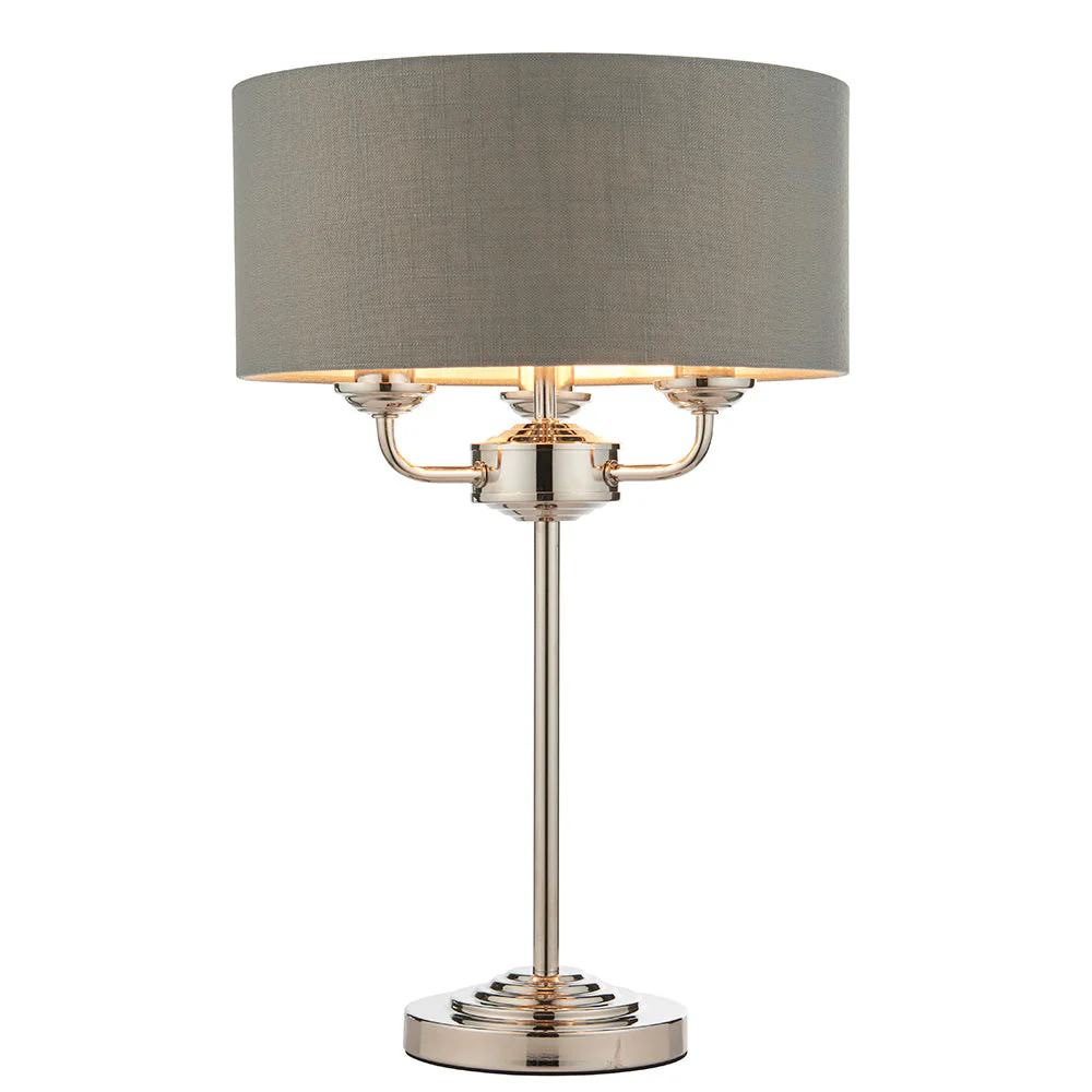 Westbury 1/3Lt Table Lamp In Various Finishes E14 - Image 6