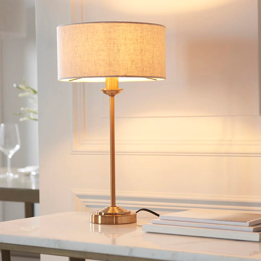 Westbury 1/3Lt Table Lamp In Various Finishes E14 - Image 8