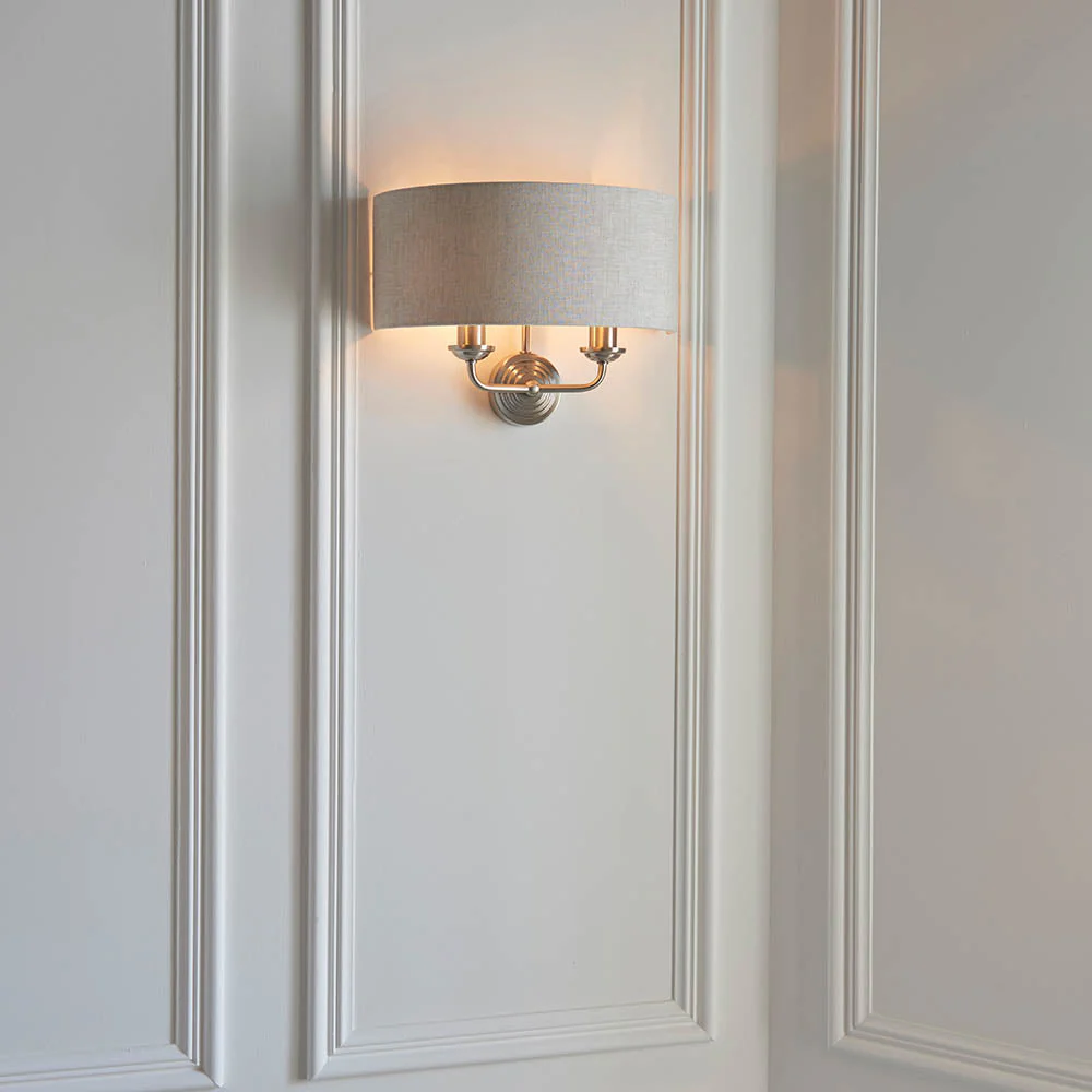 Westbury 2Lt Wall Light In Various Finishes E14 - Image 12
