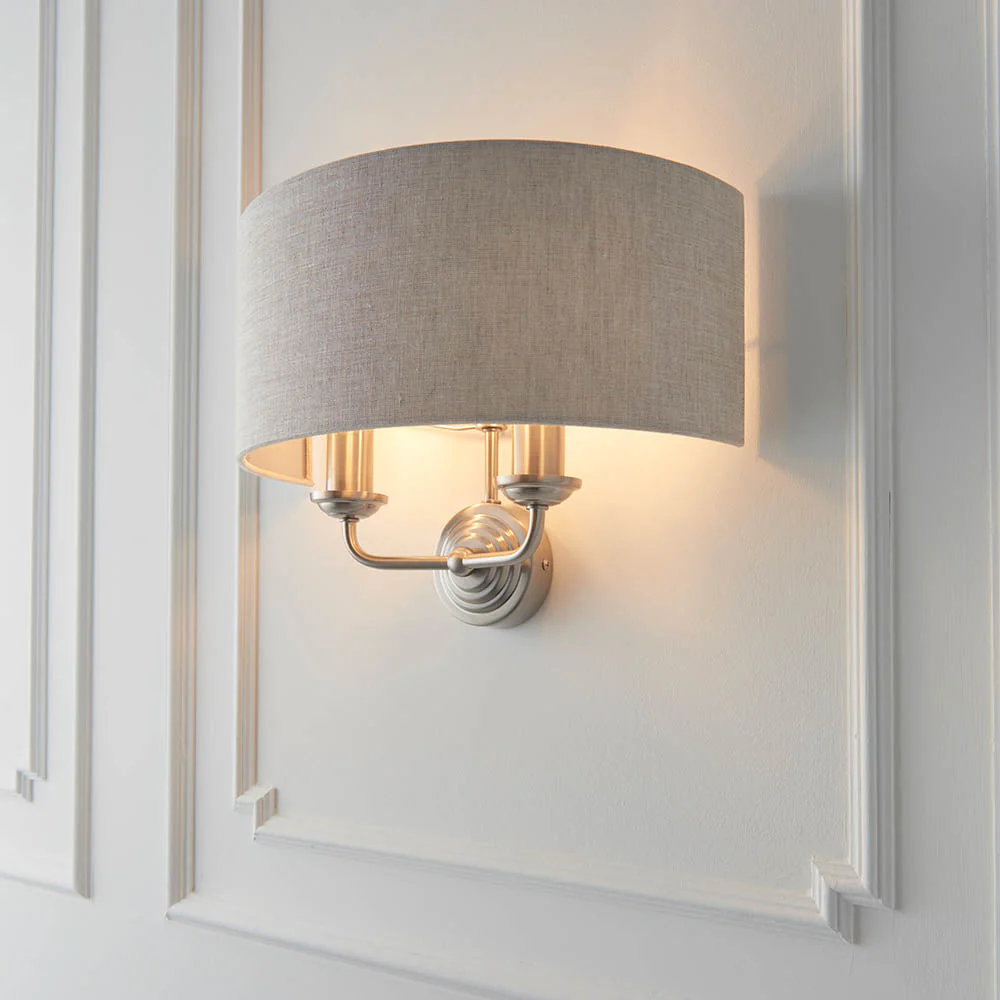 Westbury 2Lt Wall Light In Various Finishes E14 - Image 13