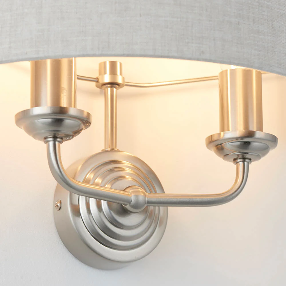 Westbury 2Lt Wall Light In Various Finishes E14 - Image 16