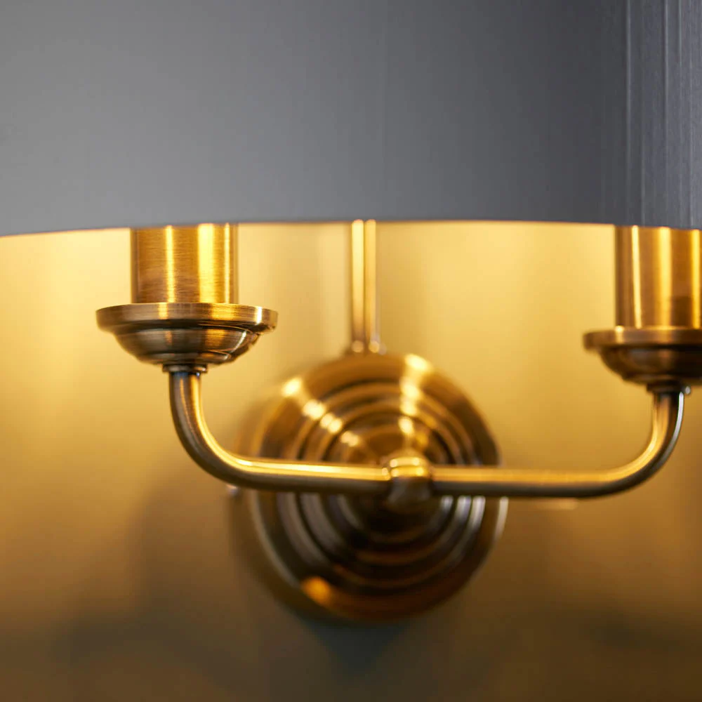 Westbury 2Lt Wall Light In Various Finishes E14 - Image 32