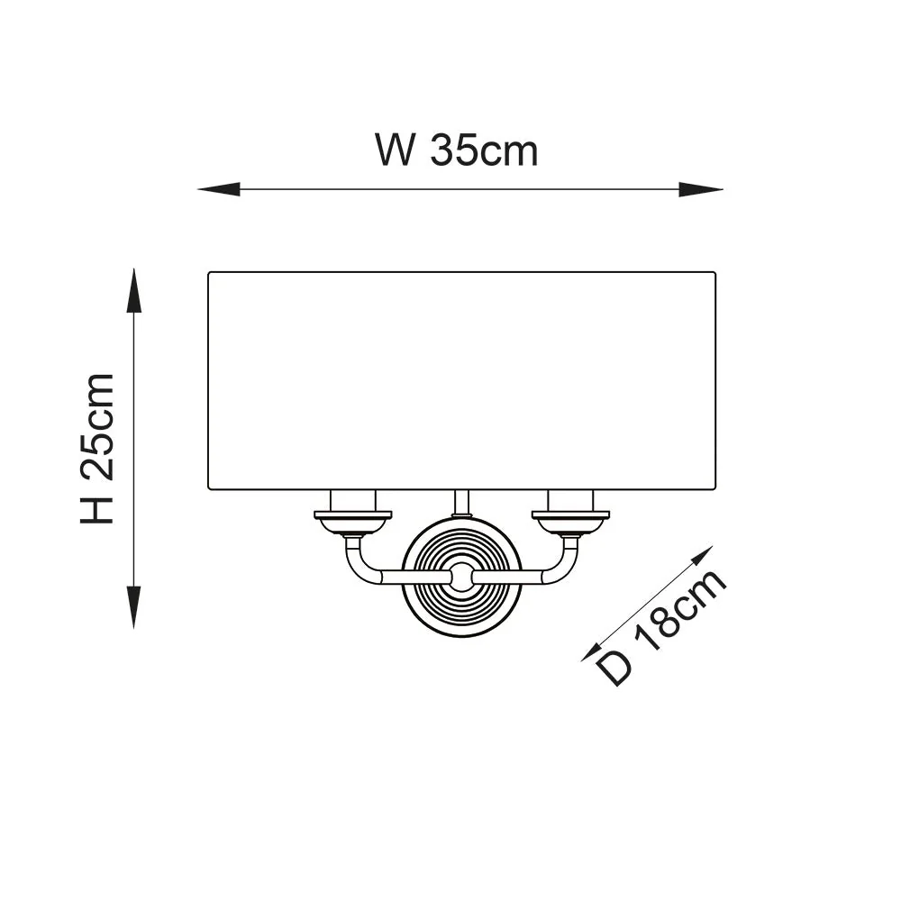 Westbury 2Lt Wall Light - Image 7