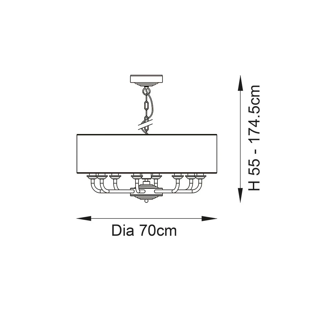 Westbury 3/6/8Lt Pendant Various Finishes - Image 113