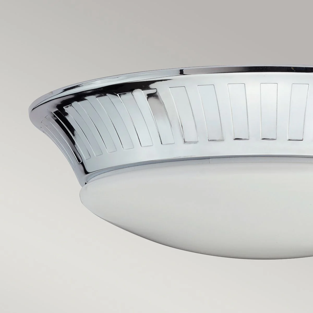Whitby 1 Light Flush IP44 - Polished Chrome - Image 2