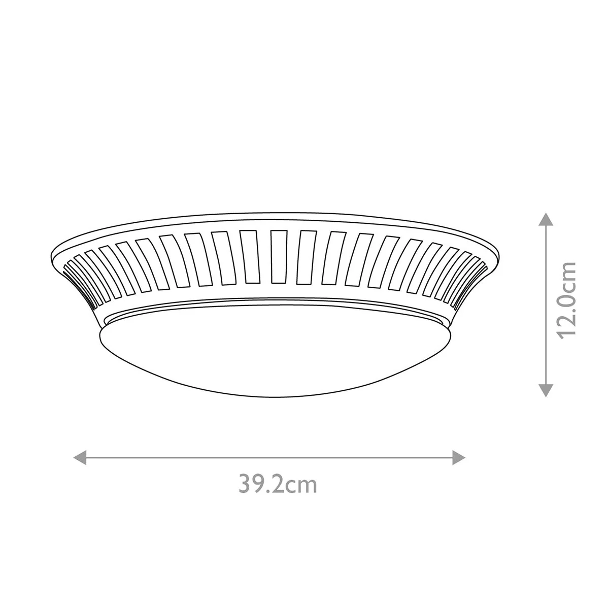 Whitby 1 Light Flush IP44 - Polished Chrome - Image 5