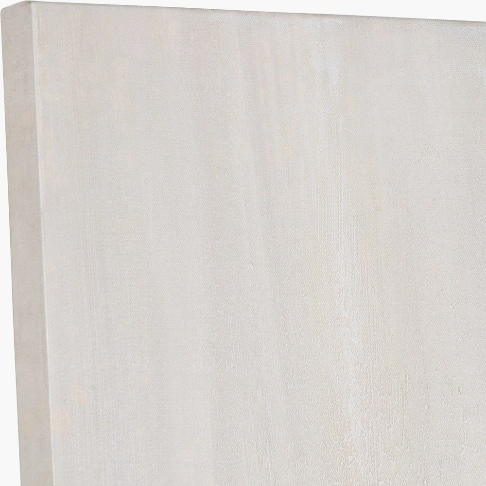 White and Gold Abstract Frameless Canvas - Image 4