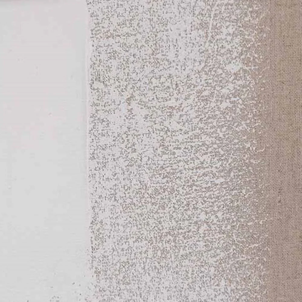 White and Natural Textured Canvas with Natural Frame - Image 3