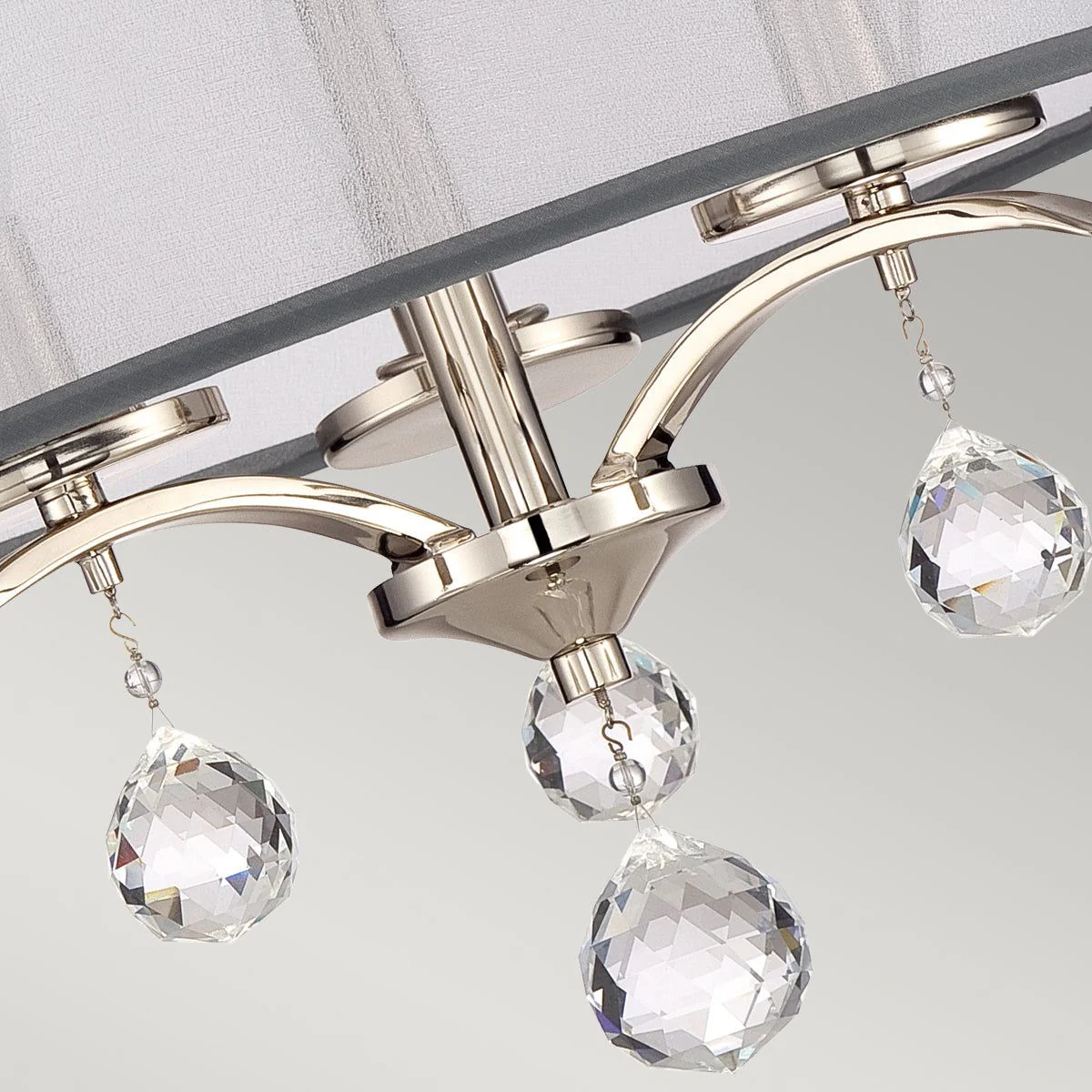 Whitney 3L Semi Flush Ceiling Light – Imperial Silver Finish - Image 2