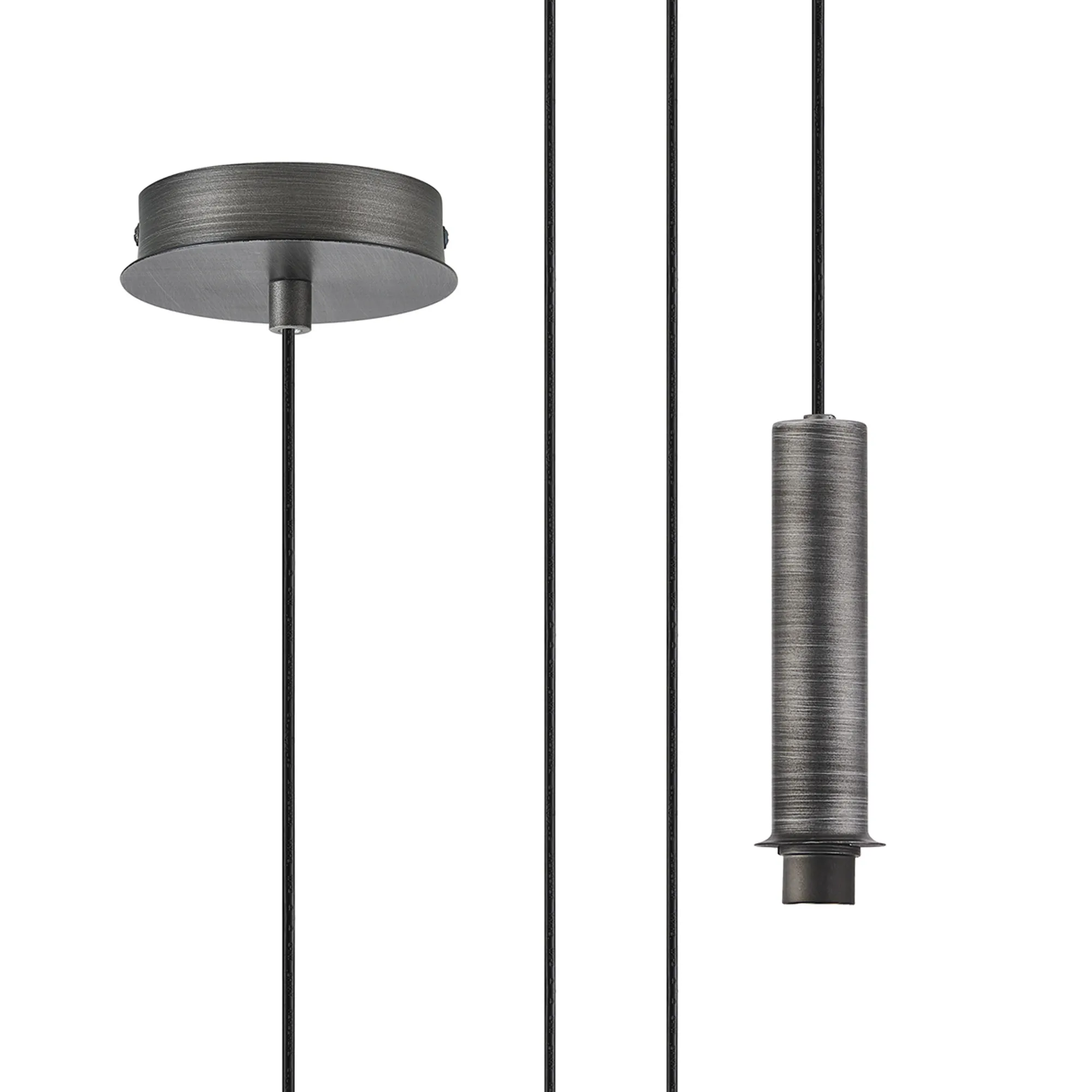 Wick 1.7m/5m Single Pendant G9 Suspension Kit- Various Finishes - Image 2