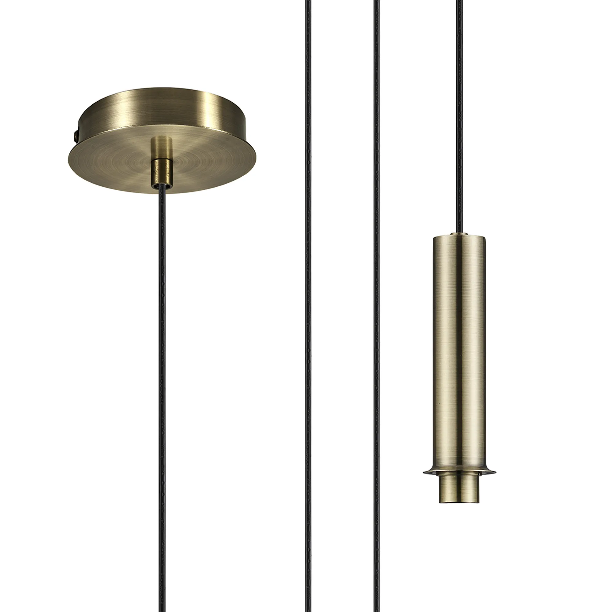 Wick 1.7m/5m Single Pendant G9 Suspension Kit- Various Finishes - Image 4