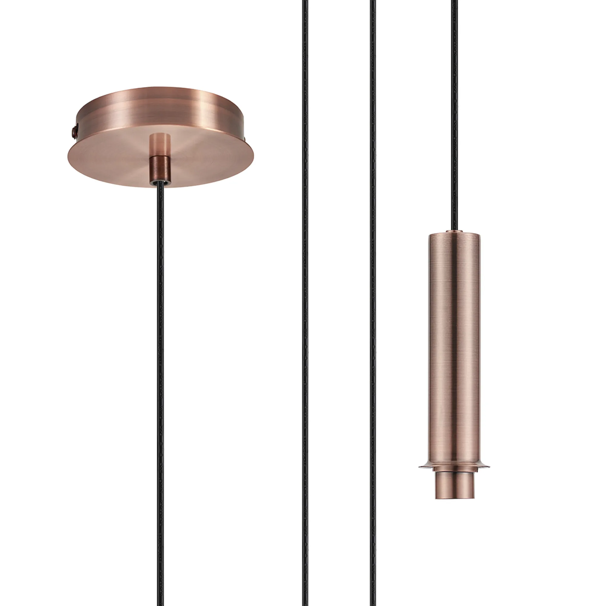 Wick 1.7m/5m Single Pendant G9 Suspension Kit- Various Finishes - Image 6