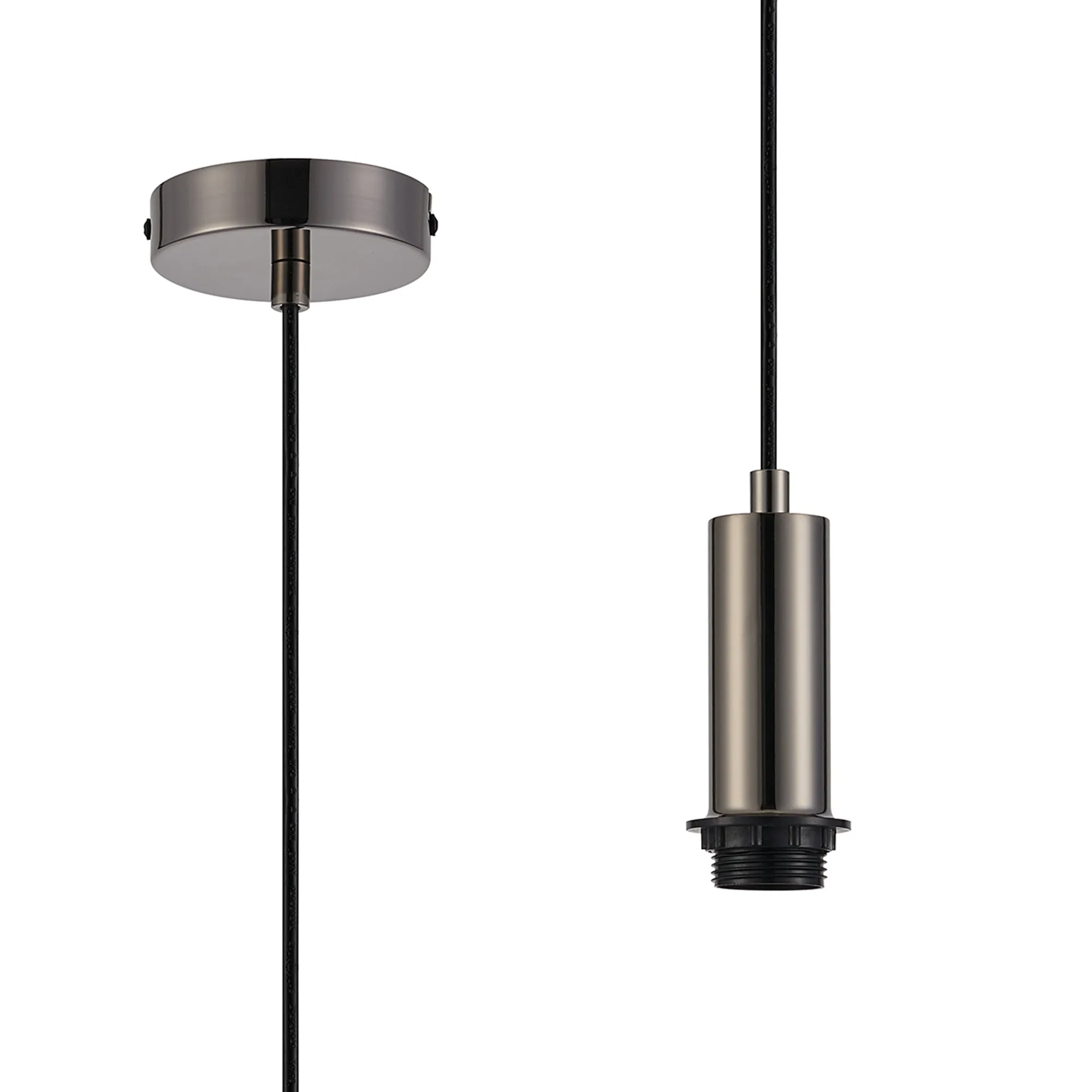Wick Single Pendant E27 Suspension Kits (Fitting Only)- Various Finishes & Sizes - Image 10