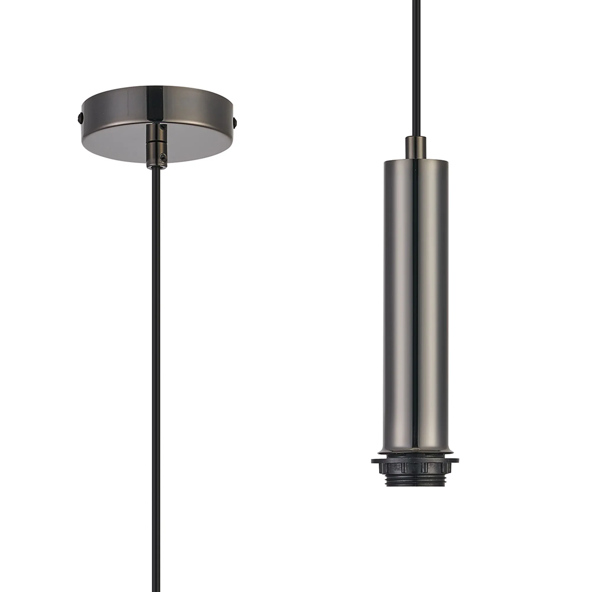 Wick Single Pendant E27 Suspension Kits (Fitting Only)- Various Finishes & Sizes - Image 11