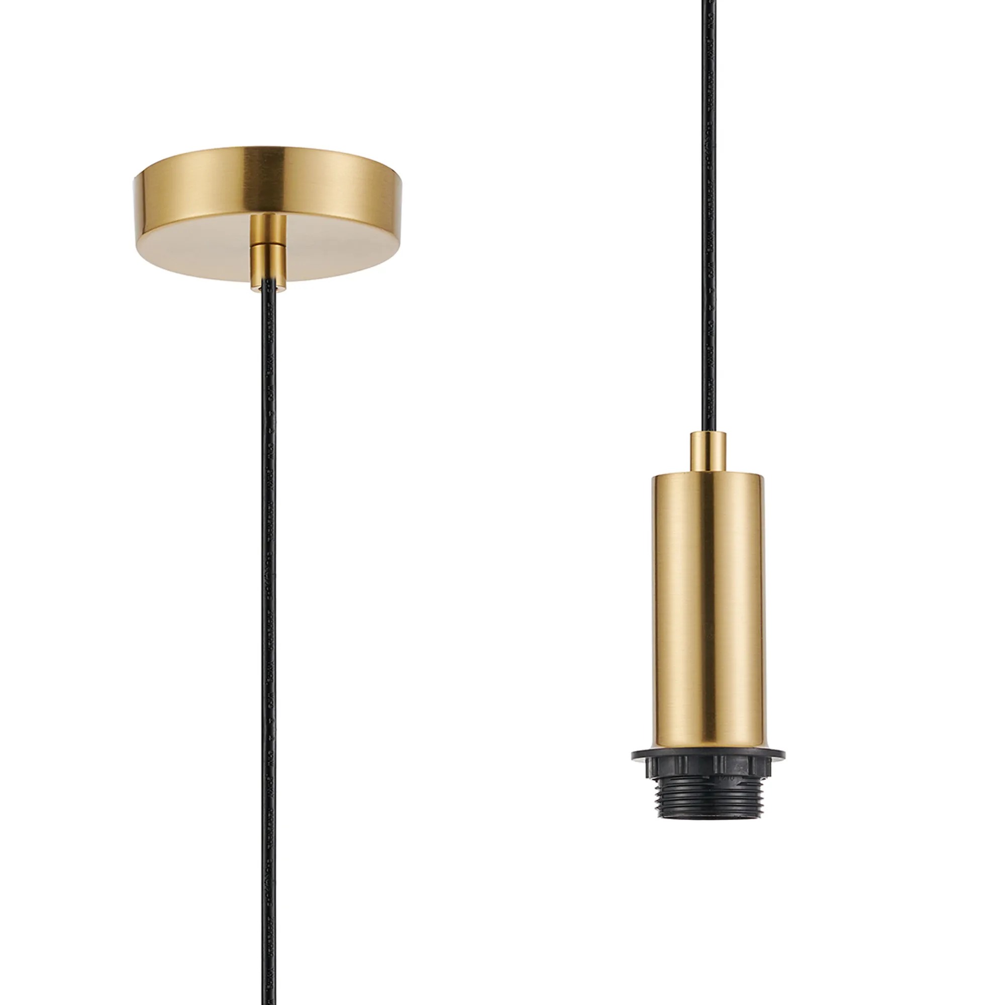 Wick Single Pendant E27 Suspension Kits (Fitting Only)- Various Finishes & Sizes - Image 13