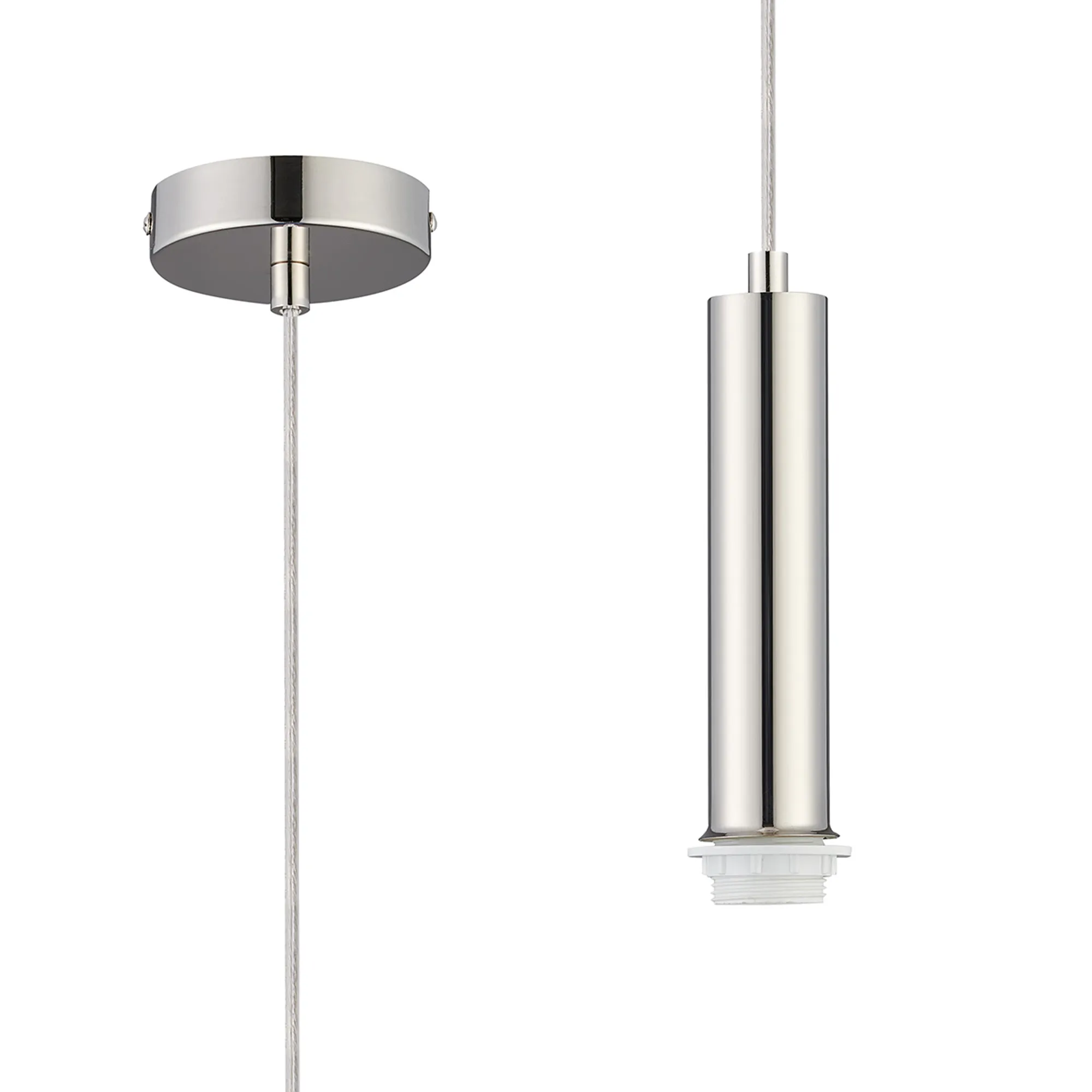 Wick Single Pendant E27 Suspension Kits (Fitting Only)- Various Finishes & Sizes - Image 20