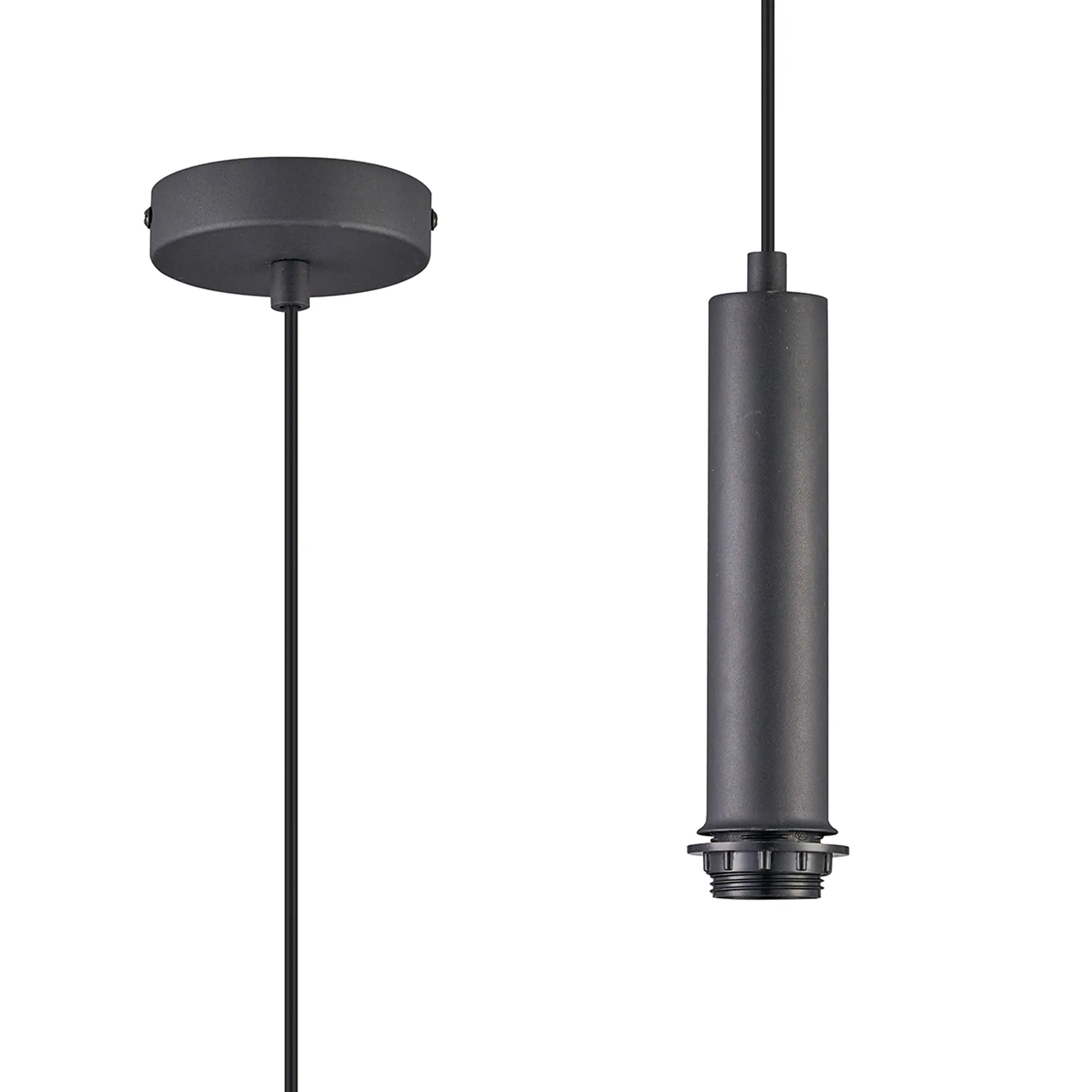 Wick Single Pendant E27 Suspension Kits (Fitting Only)- Various Finishes & Sizes - Image 23