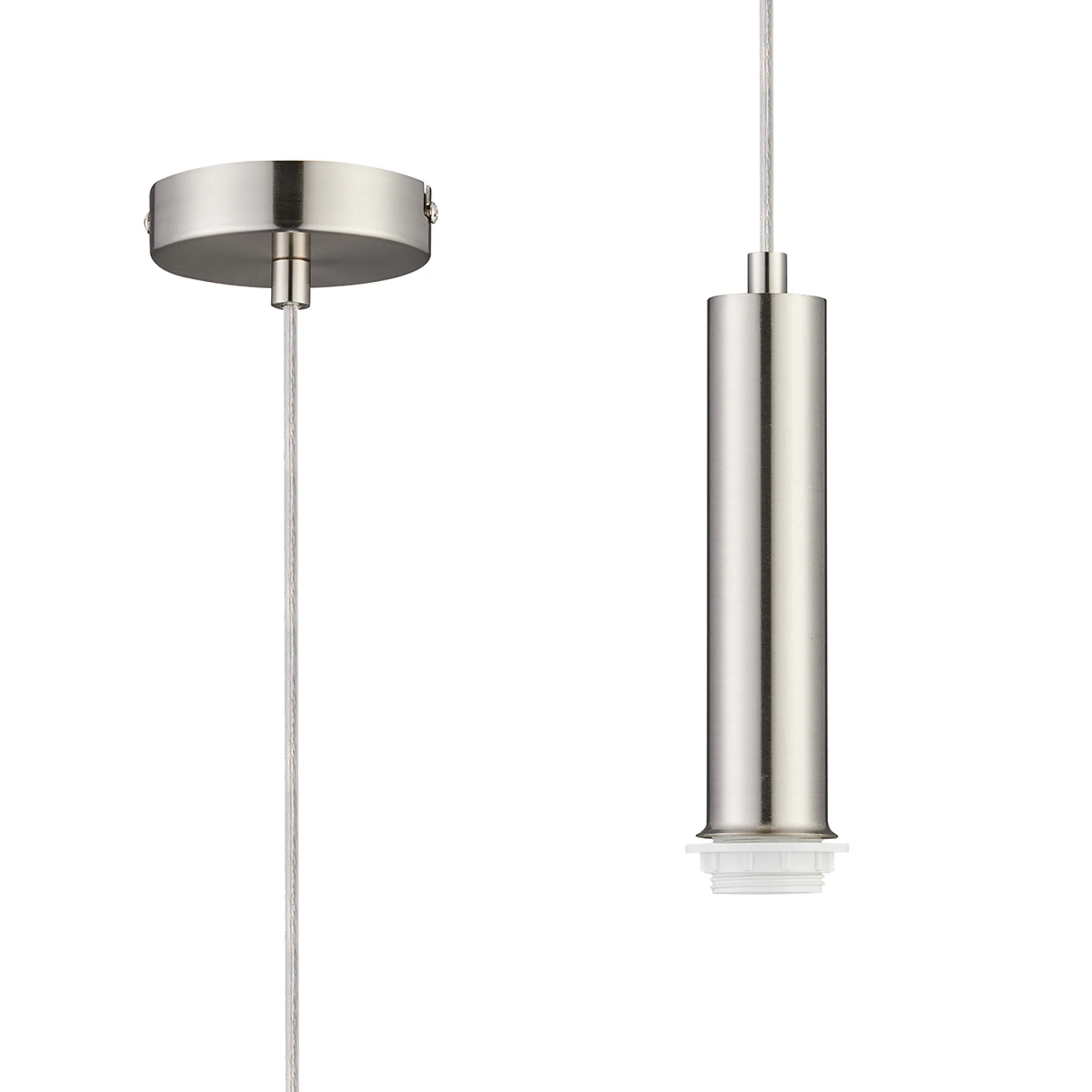 Wick Single Pendant E27 Suspension Kits (Fitting Only)- Various Finishes & Sizes - Image 26