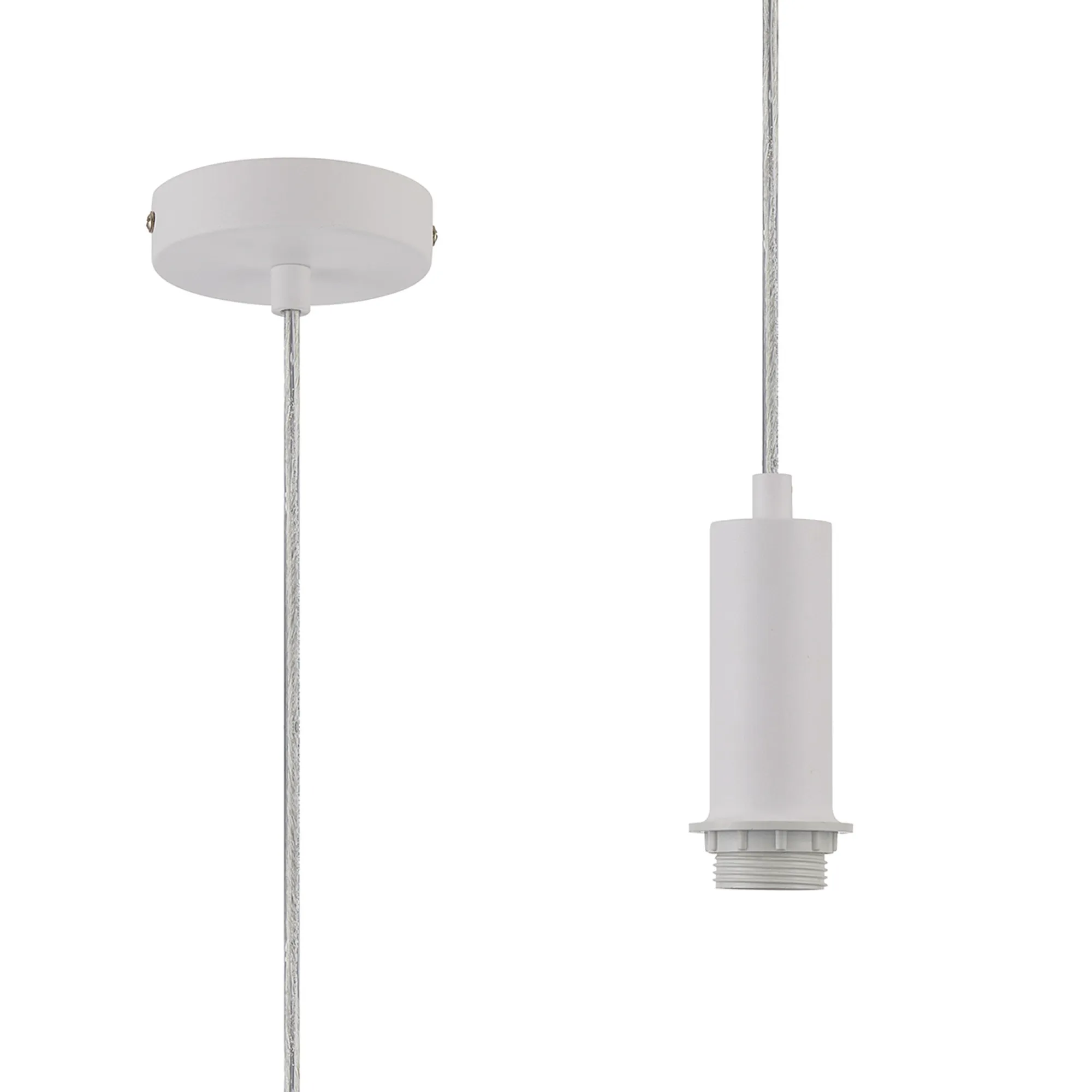 Wick Single Pendant E27 Suspension Kits (Fitting Only)- Various Finishes & Sizes - Image 28