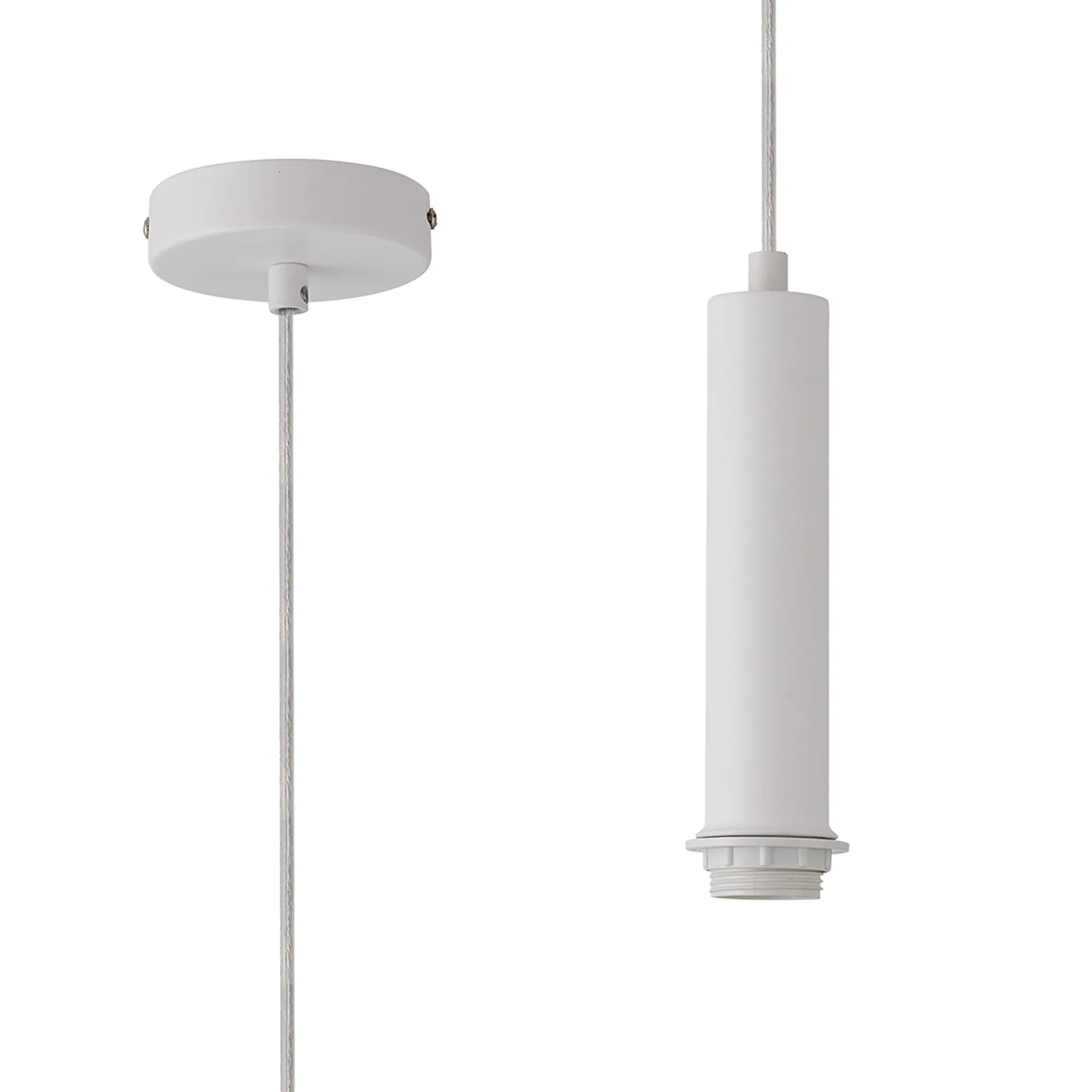 Wick Single Pendant E27 Suspension Kits (Fitting Only)- Various Finishes & Sizes - Image 29