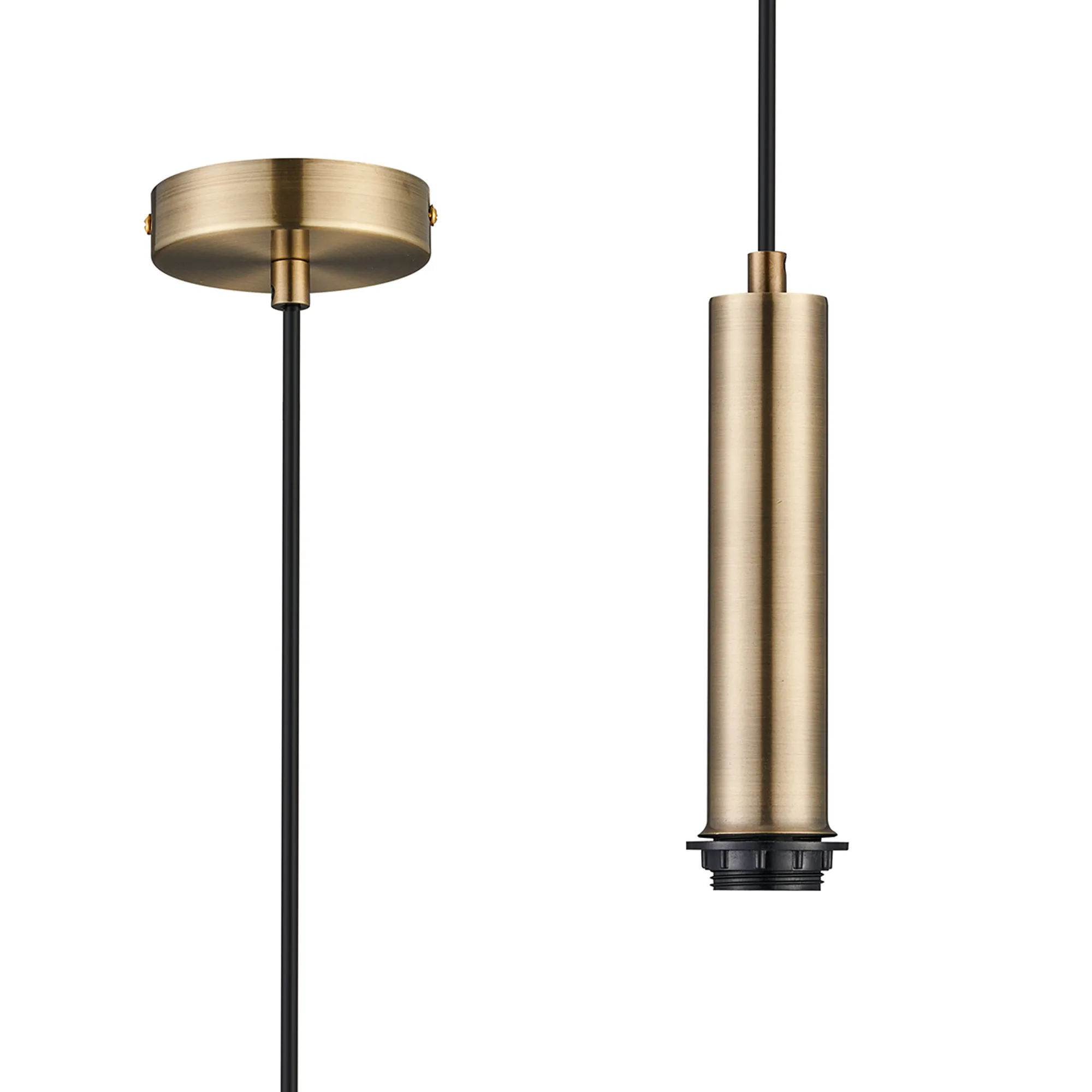 Wick Single Pendant E27 Suspension Kits (Fitting Only)- Various Finishes & Sizes - Image 6