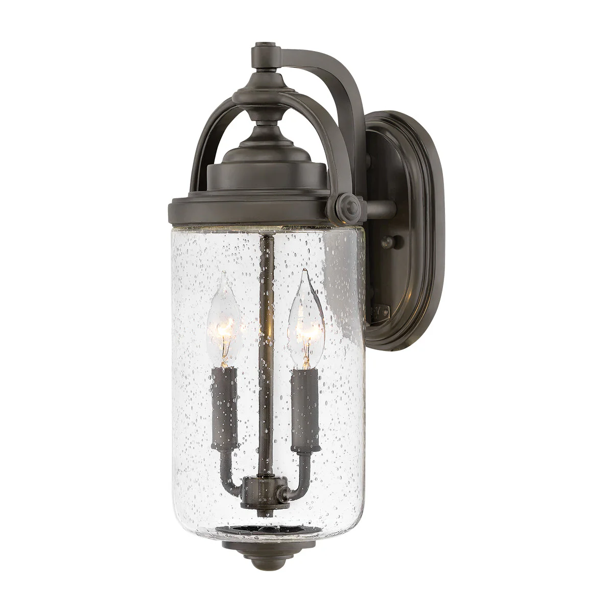 Willoughby Small/Medium Wall Lantern - Oil Rubbed Bronze Finish - Image 5