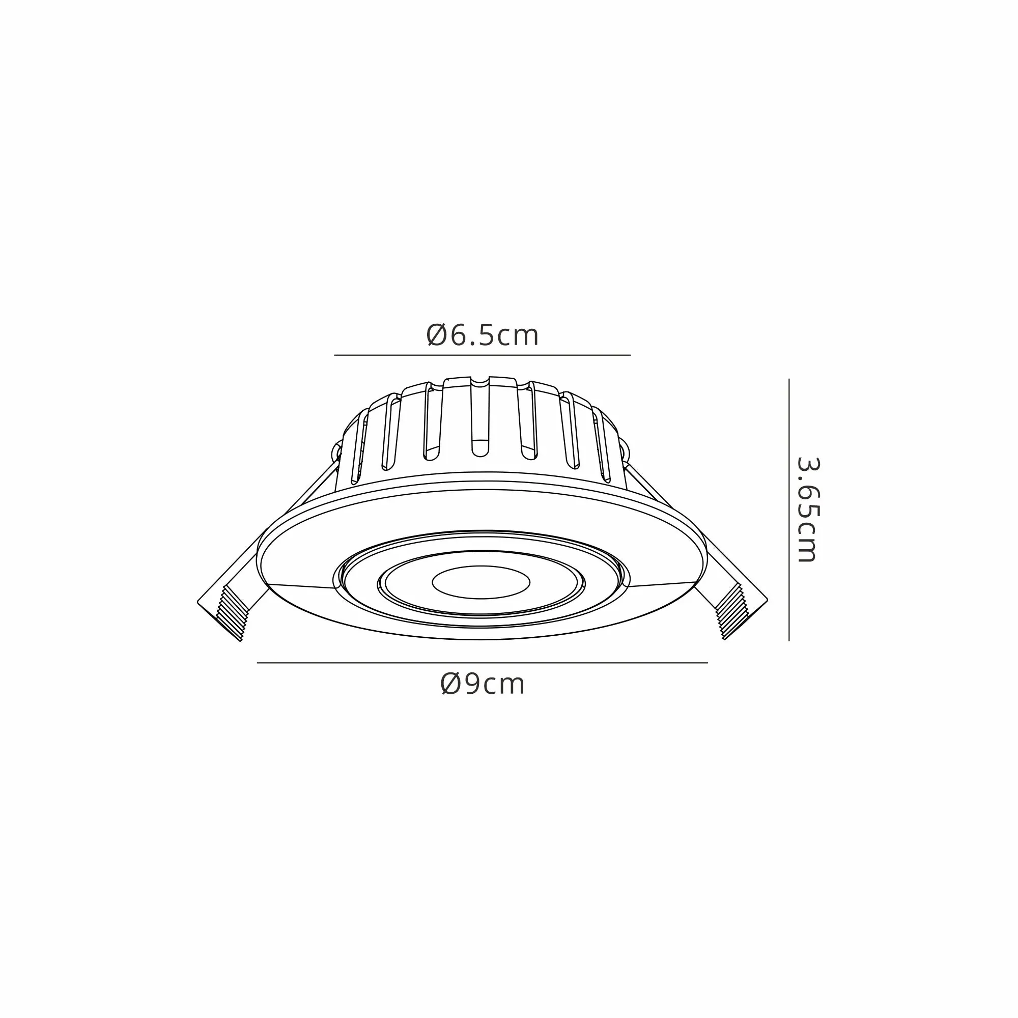 Wilma Recessed IP65 Light Triac Dimmable CCT LED Fire Rated Adjustable Downlight - Image 8
