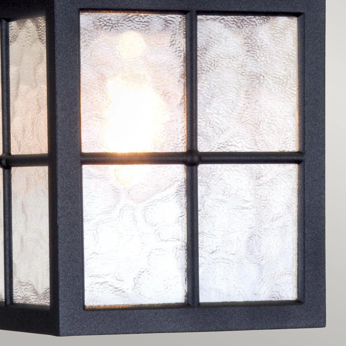 Winchester 1 Light Chain Lantern - Black IP23 E27 - Image 3