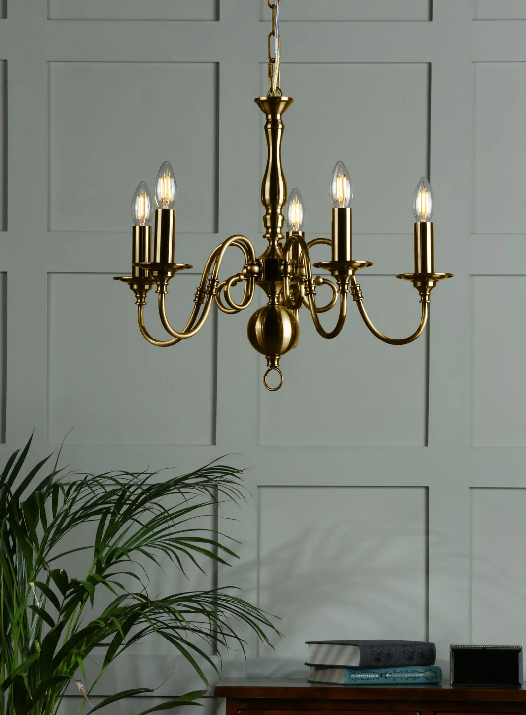Winchester 5lt Pendant Antique Brass Fitting Only - Image 4