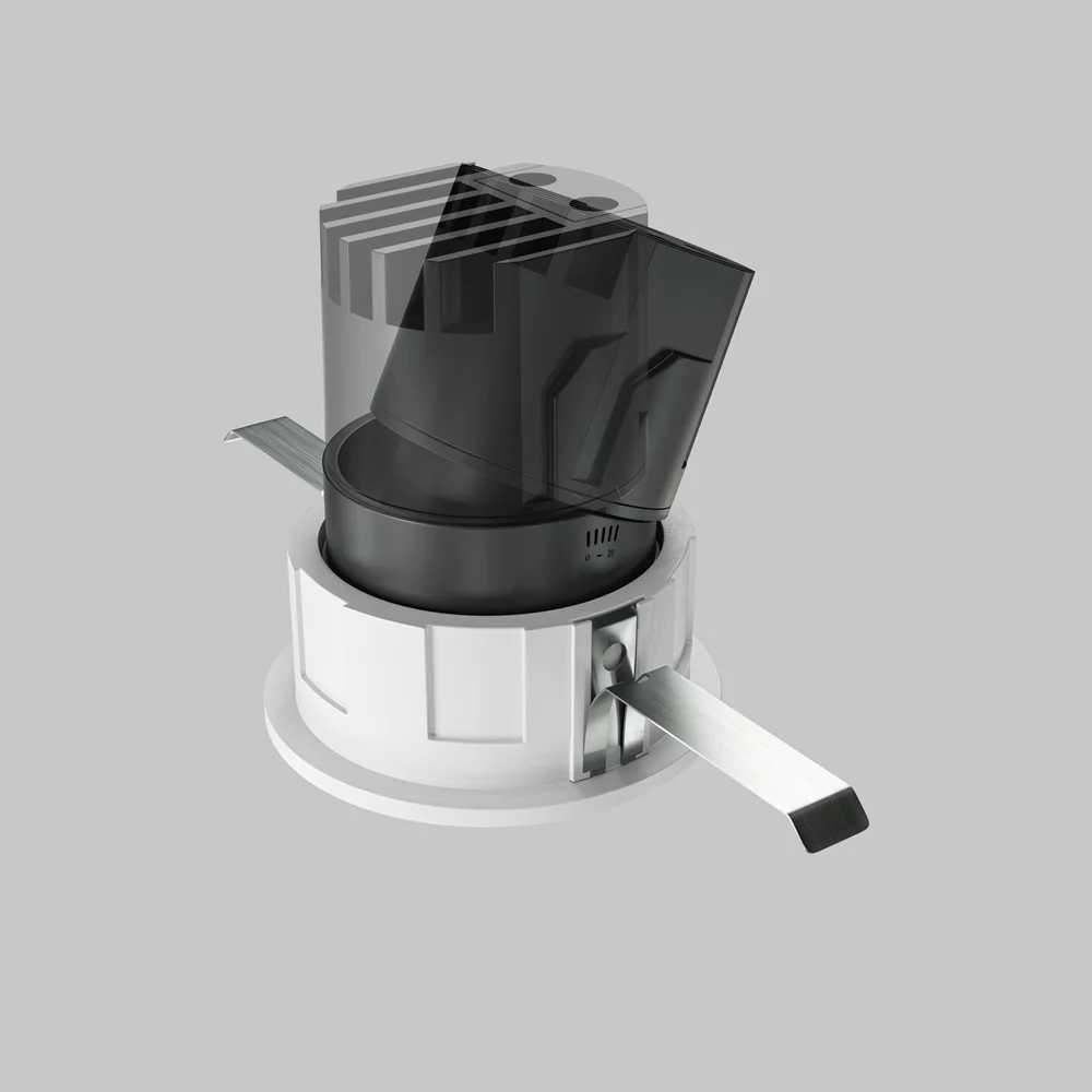 Wise Recessed Downlight- Black/ White Finish - Image 12