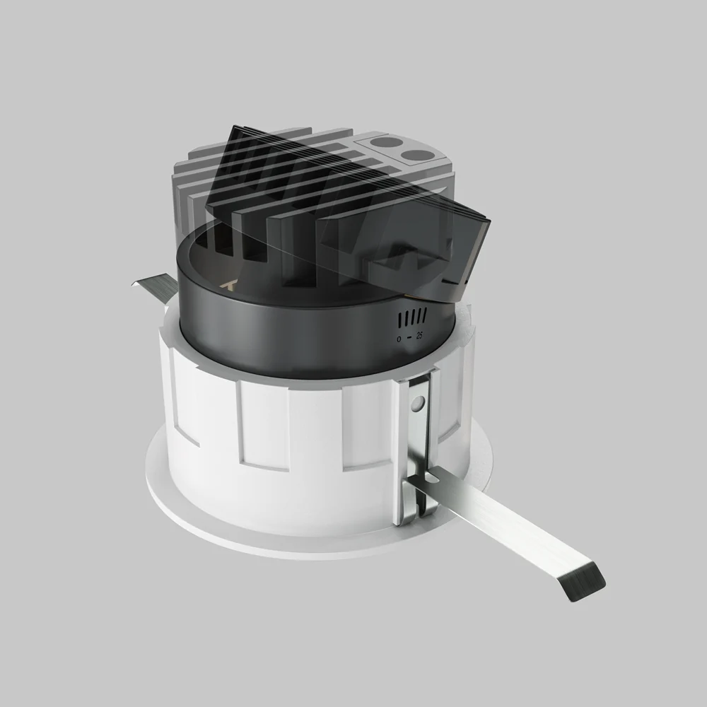 Wise Recessed Downlight- Black/ White Finish - Image 7