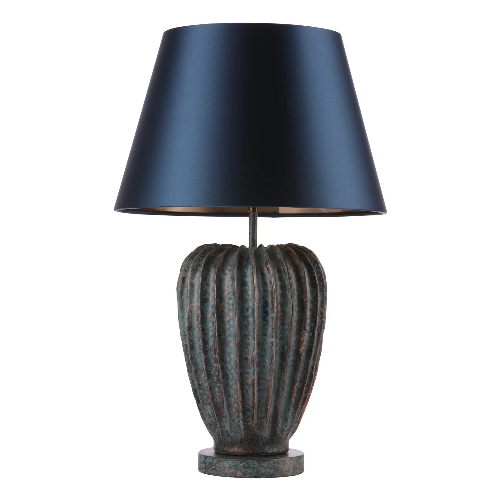 Wisley Table Lamp In Chalk White/Verdigris Base Only E27 - Image 11
