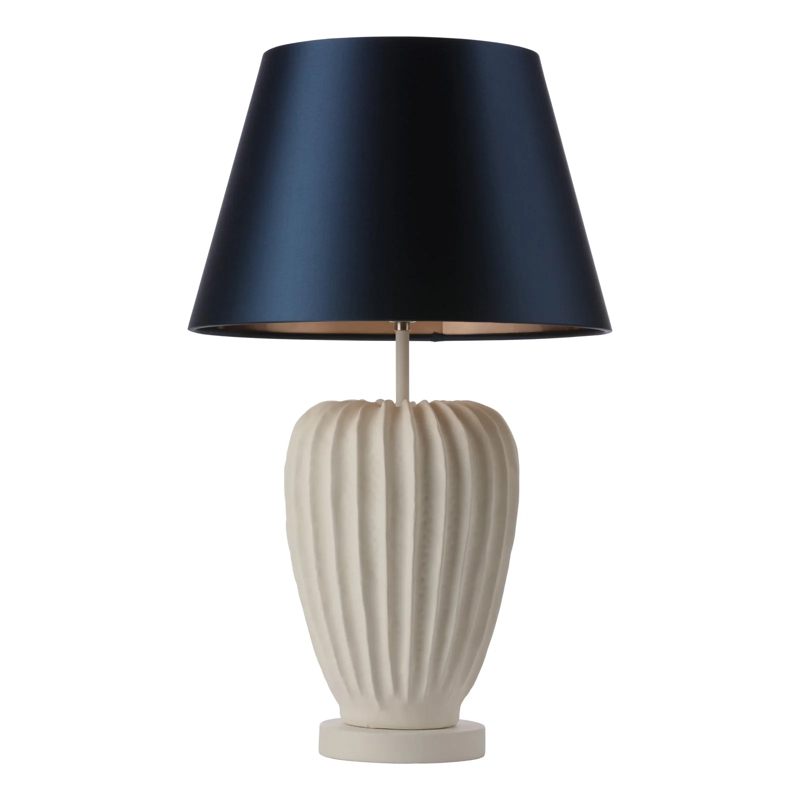 Wisley Table Lamp In Chalk White/Verdigris Base Only E27 - Image 2