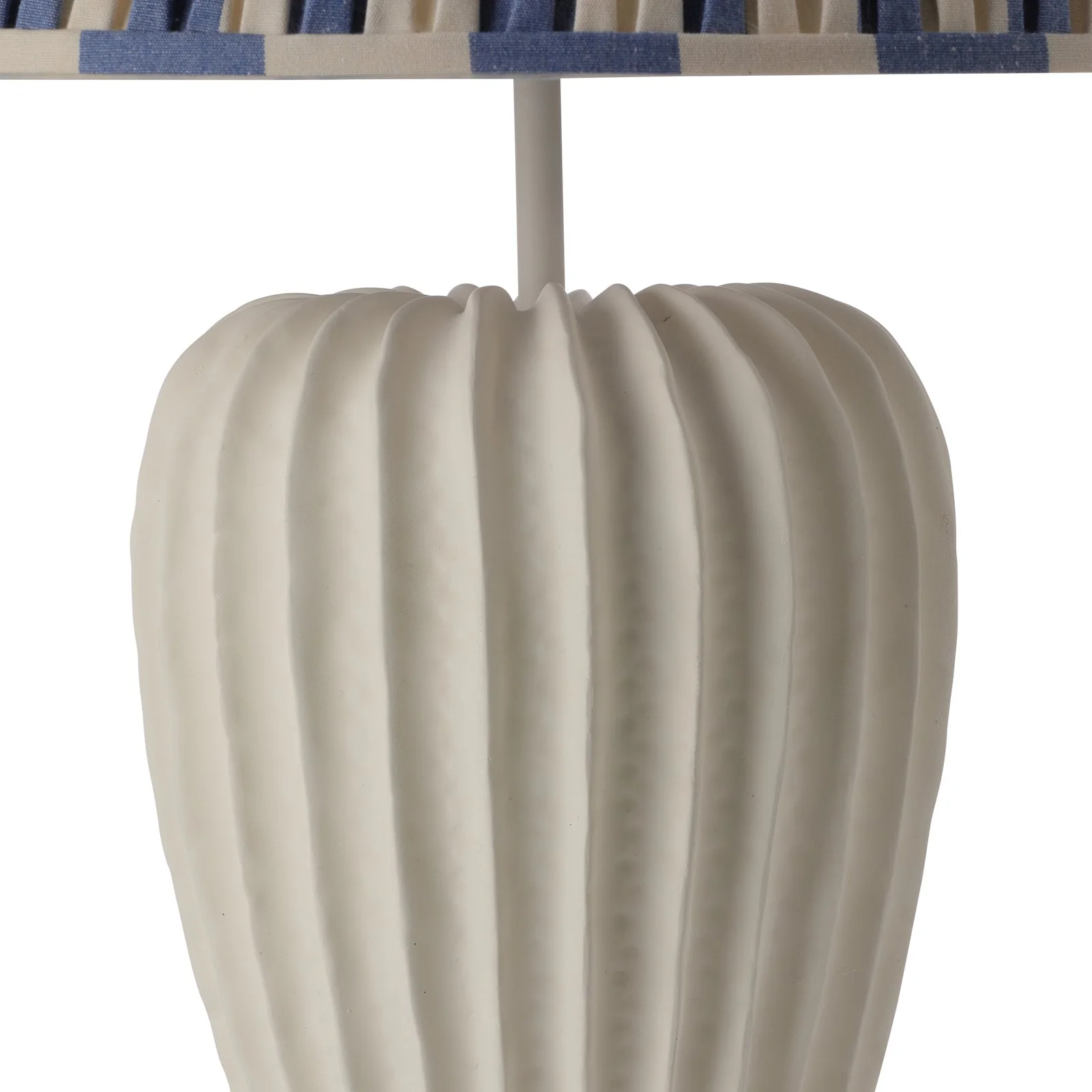 Wisley Table Lamp In Chalk White/Verdigris Base Only E27 - Image 5