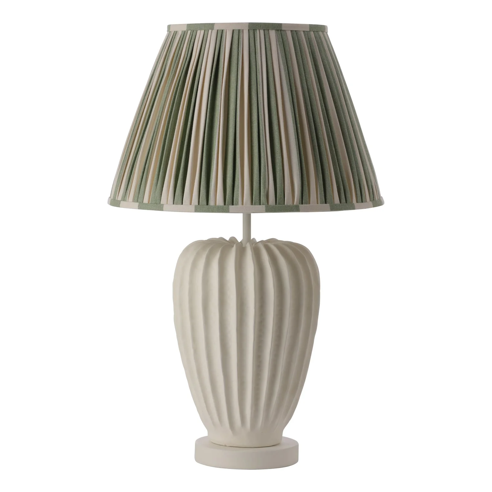 Wisley Table Lamp In Chalk White/Verdigris Base Only E27 - Image 7