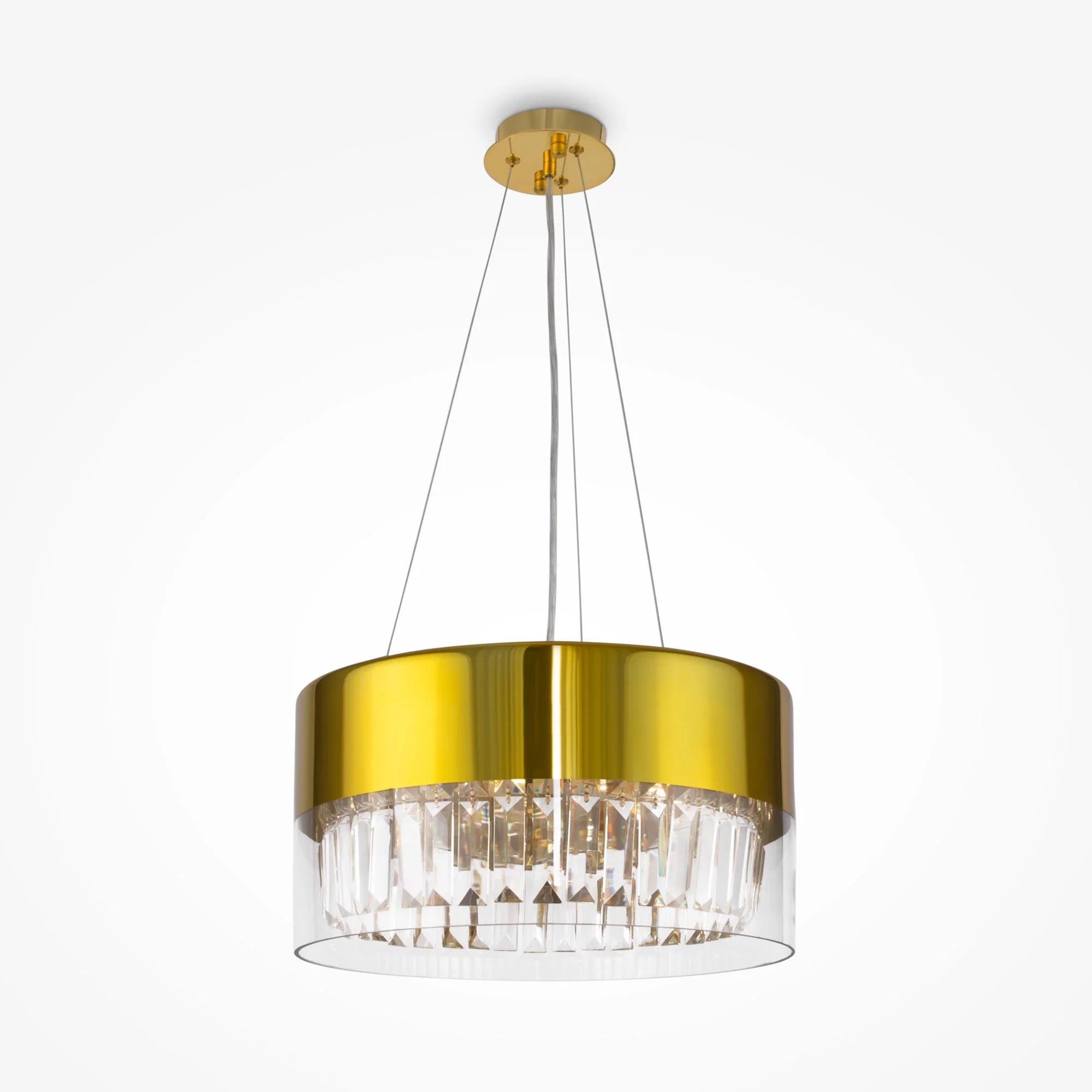 Wonderland 4/6Lt Crystal Ceiling Light - Gold Finish - Image 6