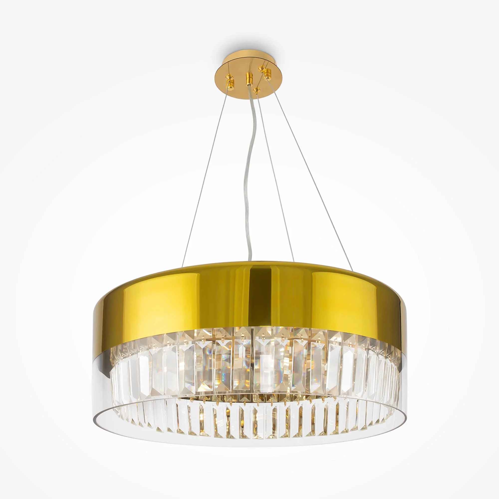 Wonderland 4/6Lt Crystal Ceiling Light - Gold Finish - Image 7