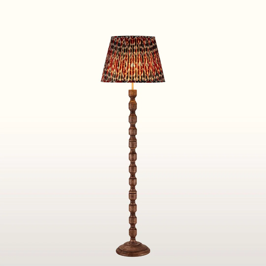 Clare Wood Floor Lamp- Various Shades - Image 18