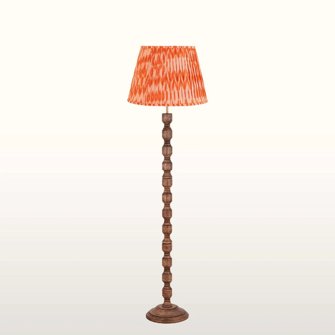 Clare Wood Floor Lamp- Various Shades - Image 4
